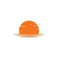 sun Logo Icon Vector illustration