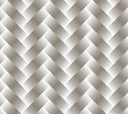 Chevron seamless pattern. Beige luminous, shining effect tiles. Grey and white abstract geometric background, wallpaper. Vector illustration.