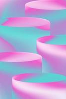 Abstract modern vertical background. Blue and Pink gradient. Vector illustration.