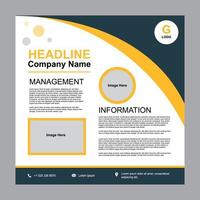 Modern Business Brochure Design Template vector