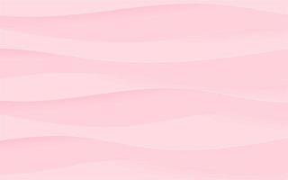 Pink paper art curve background. Vector paper cut illustration. Eps10