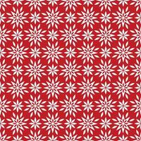 Christmas winter holiday seamless pattern. Floral ornamental scandinavian texture. Artistic mosaic background in scandinavian style vector