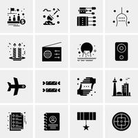 16 Business Universal Icons Vector Creative Icon Illustration to use in web and Mobile Related project