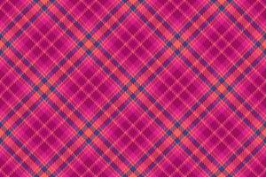 Plaid textile fabric. Seamless tartan vector. Background check pattern texture. vector