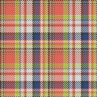Seamless pattern of scottish tartan plaid. Repeatable background with check fabric texture. Vector backdrop striped textile print.