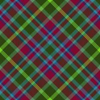 Fabric plaid pattern. Texture vector check. Seamless textile tartan background.