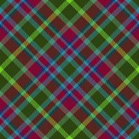 Fabric plaid pattern. Texture vector check. Seamless textile tartan background.