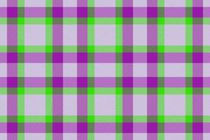 Seamless tartan pattern. Fabric check texture. Plaid textile background vector. vector