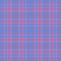 Texture textile check. Vector seamless plaid. Tartan background pattern fabric.