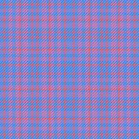 Texture textile check. Vector seamless plaid. Tartan background pattern fabric.