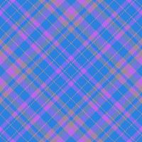 Check texture plaid. Fabric tartan pattern. Vector seamless background textile.