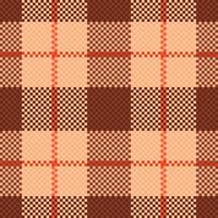 Seamless fabric pattern. Textile background plaid. Vector texture tartan check.