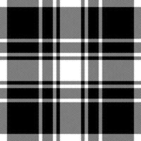 Plaid check pattern. Seamless fabric texture. Tartan textile print. vector