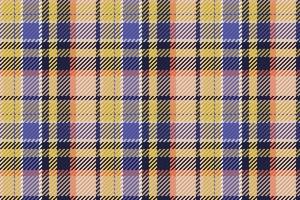 Seamless pattern of scottish tartan plaid. Repeatable background with check fabric texture. Vector backdrop striped textile print.