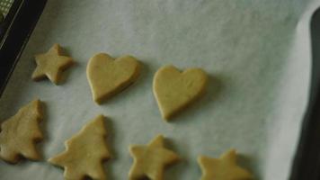 I make the shape of a fir tree out of dough. The BEST homemade Gingerbread Cookie video