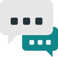 Message boxes and chats illustration in minimal style vector