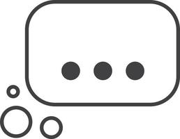 Message boxes and chats illustration in minimal style vector