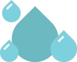 drop of water illustration in minimal style vector