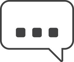 Message boxes and chats illustration in minimal style vector