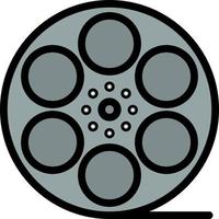 películas reproducir video plantilla de logotipo de empresa americana color plano