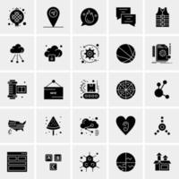 25 Universal Business Icons Vector Creative Icon Illustration to use in web and Mobile Related project