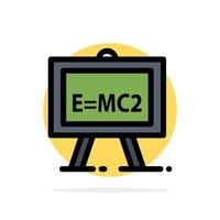 Chemistry Formula Science Science Formula Abstract Circle Background Flat color Icon vector