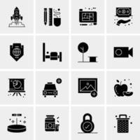 16 Business Universal Icons Vector Creative Icon Illustration to use in web and Mobile Related project