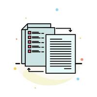 File Share Transfer Wlan Share it Abstract Flat Color Icon Template vector