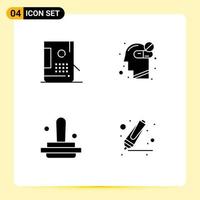 Universal Icon Symbols Group of Modern Solid Glyphs of bucket business development healthcare marketing Editable Vector Design Elements