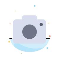 plantilla de icono de color plano abstracto de cámara de imagen de twitter