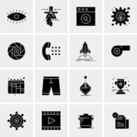 16 Business Universal Icons Vector Creative Icon Illustration to use in web and Mobile Related project