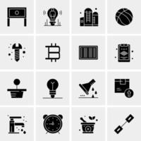 16 Business Universal Icons Vector Creative Icon Illustration to use in web and Mobile Related project