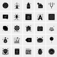 25 Universal Business Icons Vector Creative Icon Illustration to use in web and Mobile Related project