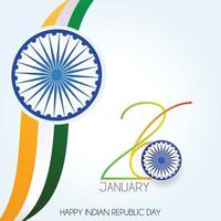 India Republic Day 26 January Indian Background vector