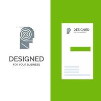 Better Comprehension Definition Learning Study Grey Logo Design and Business Card Template vector