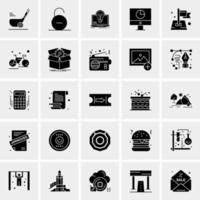 25 Universal Business Icons Vector Creative Icon Illustration to use in web and Mobile Related project