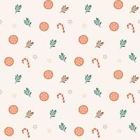 orange slices and candy vector