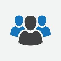 people icon, team leader icon, team leader icon illustration, team leader vector icon simple and modern. Flat symbol