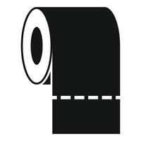 Toilet paper icon simple vector. Tissue box vector