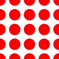 red and white dots background vector