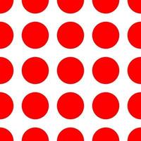 red and white dots background vector