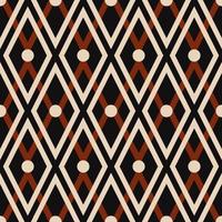 Ethnic geometric pattern. Diamond rhombus dot shape overlapping color seamless pattern background. Batik, sarong traditional pattern for fabric, home decoration elements, upholstery, wrapping. vector