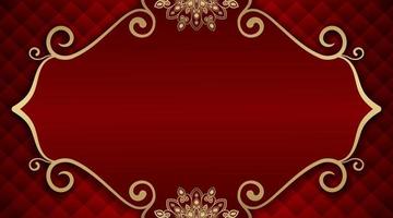 luxury background  with mandala ornament vector