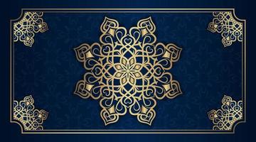 luxury background  with mandala ornament vector