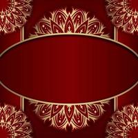 luxury background, with mandala ornament vector