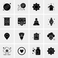 16 Business Universal Icons Vector Creative Icon Illustration to use in web and Mobile Related project