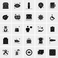 25 iconos de negocios universales vector ilustración de icono creativo para usar en proyectos relacionados con la web y dispositivos móviles