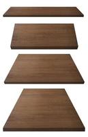 collection of Flannel shelves on an isolated white background, Objects with Clipping Paths for design work photo