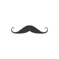 vector de plantilla de logotipo de bigote