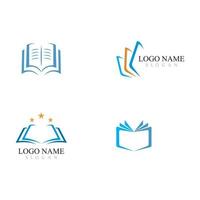 Book Logo Template vector Illustration